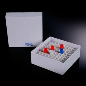 Biologix 90-2381, 3", 81-well prenium cardboard freezer boxes