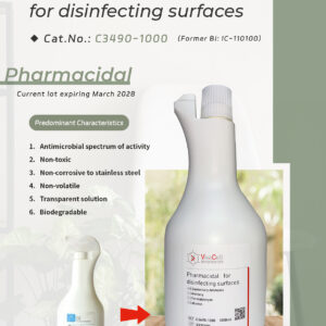 Pharmacidal for disinfecting surfaces