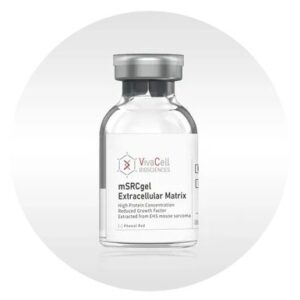 mSRCgel™ Extracellular Matrix, High Protein Concentration, Reduced Growth Factor extracted from EHS mouse sarcoma [-] Phenol Red