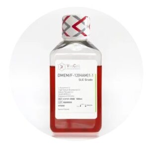 DMEM/F12 1:1 mixture, with L-Glutamine, Sodium Pyruvate, HEPES, SLE Grade